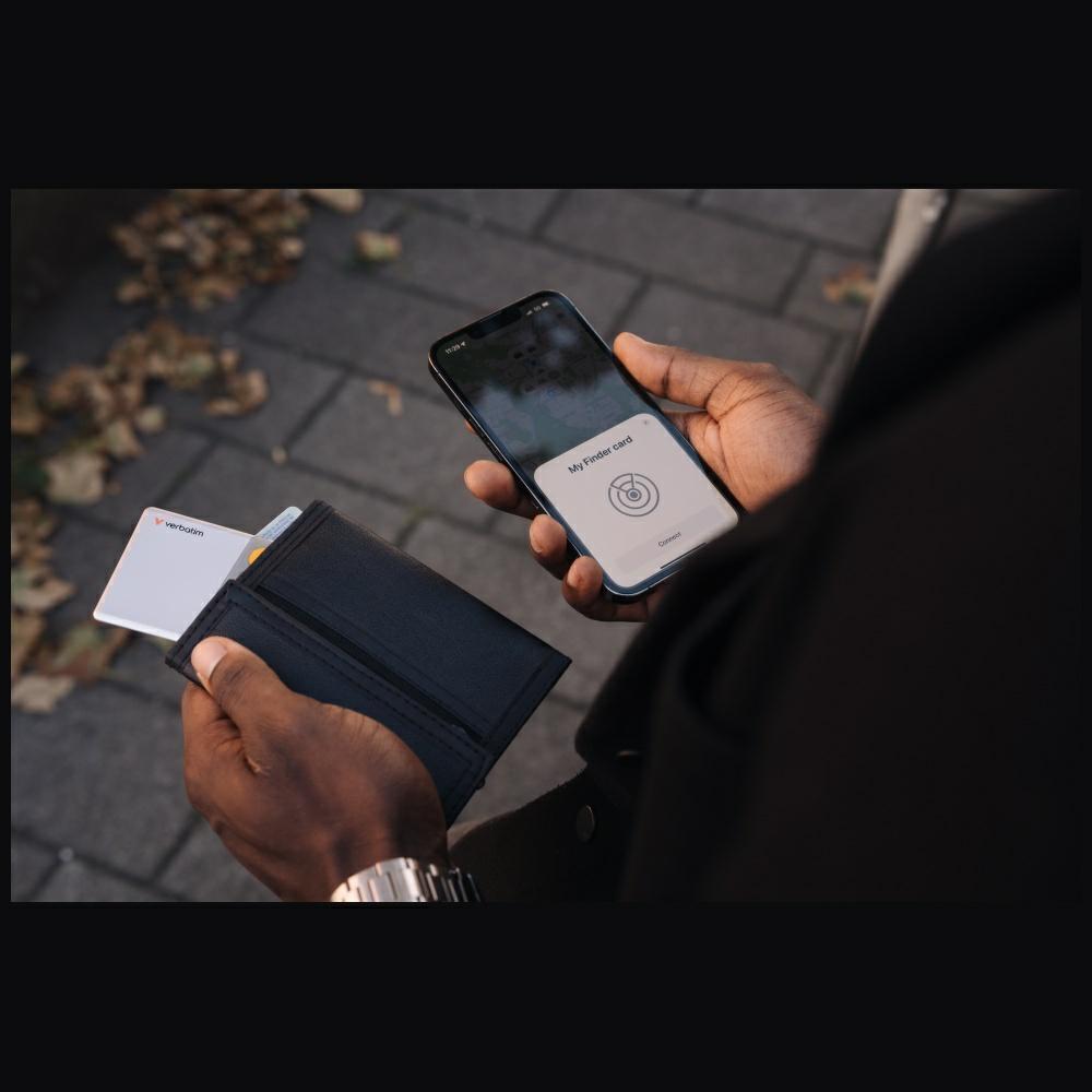 Verbatim My Finder Card Bluetooth Czarny Srebrny Biały/Black Silver White - Urządzenie Do Śledzenia 3Szt Myfcr-03Bsw 32141