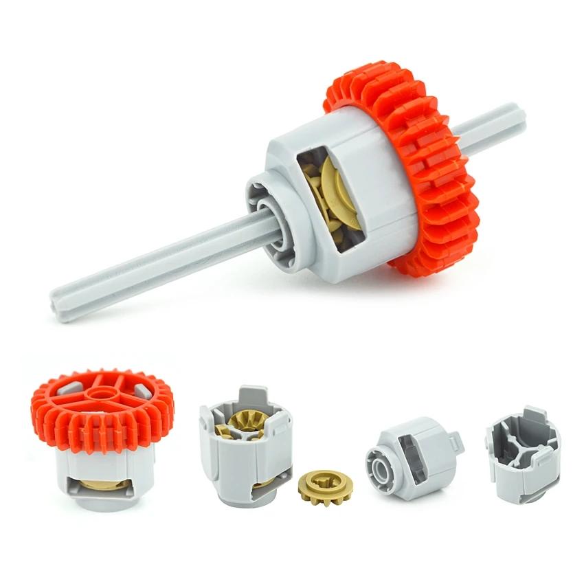 Technical Components Differential Gear House 65414 65413 62821 Constructing Blocks Bricks Gear-28 Teeth with Round Axle Hole