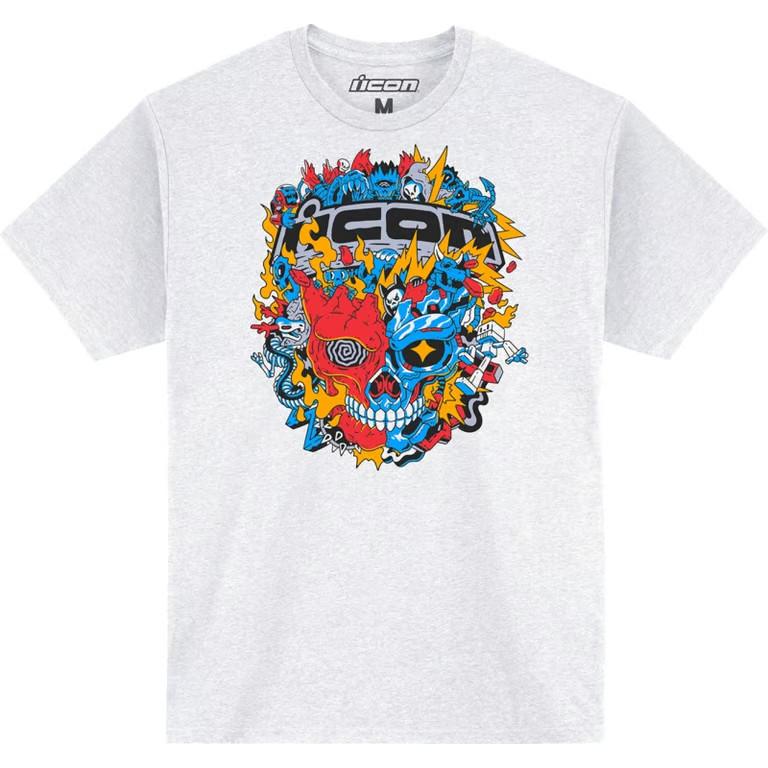 Icon Redoodle T-Shirts Motorcycle ATV/UTV Street Bike Dirt Bike Snowmobile PWC S разноцветный
