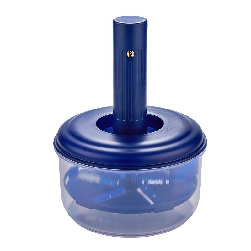 Wireless Electric Meat & Vegetable Grinder: Garlic Paste & Masher синий