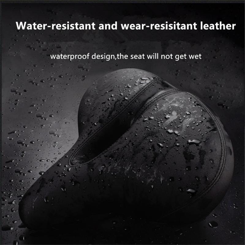 Weicher MTB-Sattel, verdickter Schwamm, Fahrradsattel, Langstrecken-Silikonsattel, Rennrad-Sitzkissen, Federdämpfung