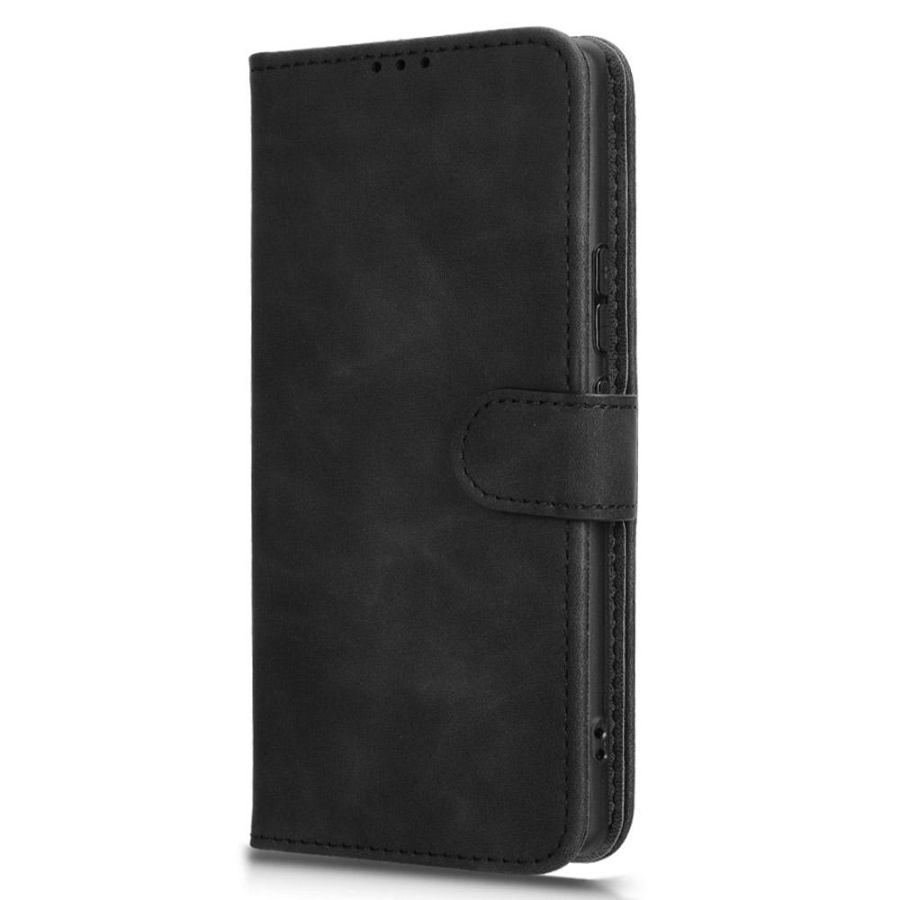 For Infinix Zero 40 4G Leather Case Skin-Feel Anti-Drop Wallet Flip Phone Cover