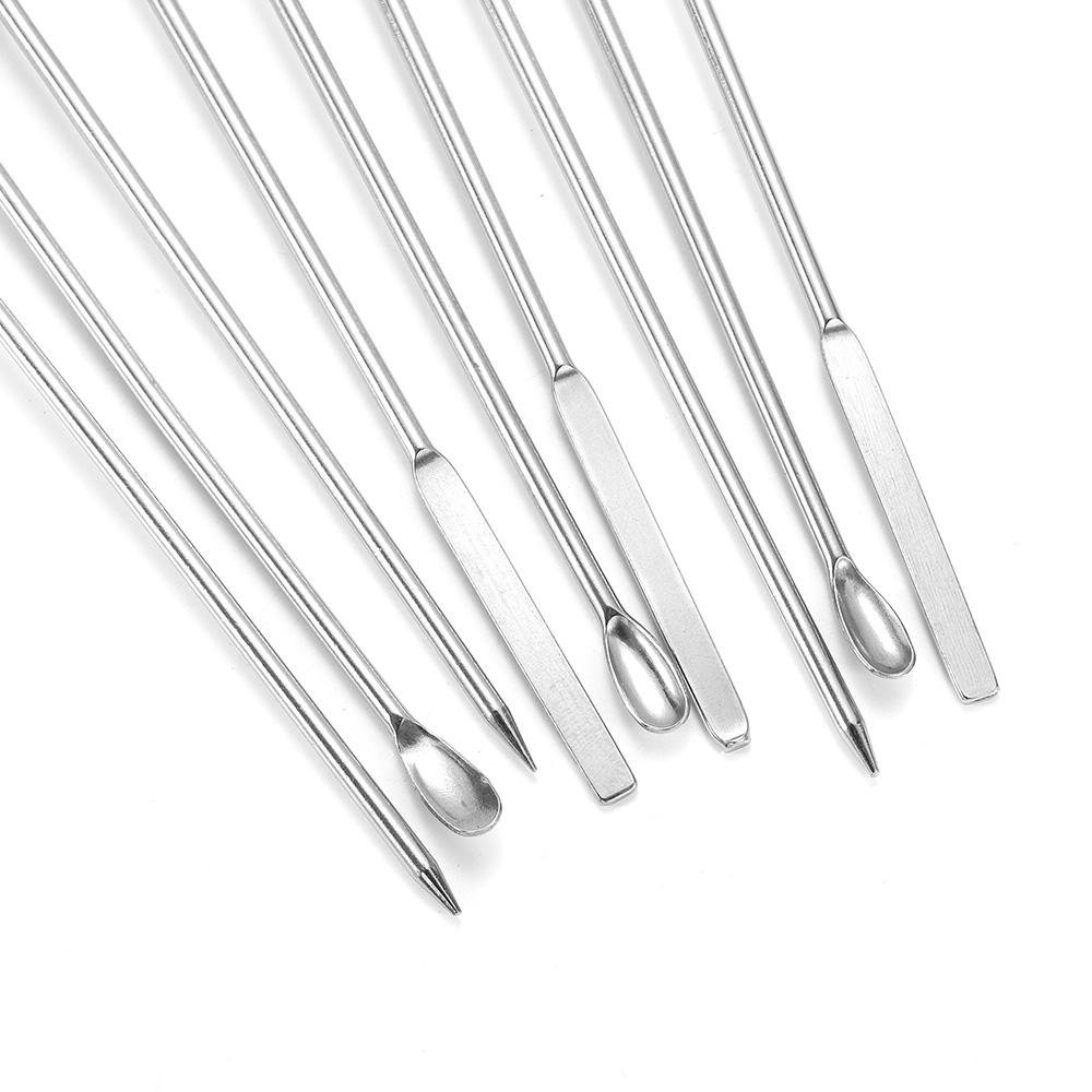3Pcs/Set Muddler Poke Needle Spoon Tool Set for Beads Professional Silicone UV Resin Mold Epoxy Jewelry Making Nail Art Tools