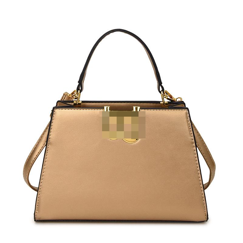 Kelly Bag: Elegant Retro Shoulder & Crossbody Handbag with Solid Color for Commuting