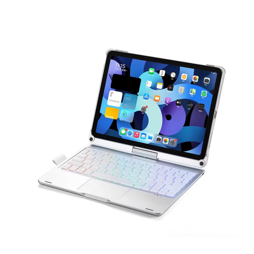 /ODM Keyboard Case for iPad 11th Gen A16 (2025) 10th Gen 10.9-inch With 360 Degree Rotatable Multi-Touch Trackpad Thin Light