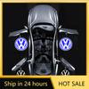For VW VOLKSWAGEN New 2Pcs Car Door Projector Lamps Welcome Lights Accessories For VW GTI Golf Passat CC Sagitar Tuguan Touran T