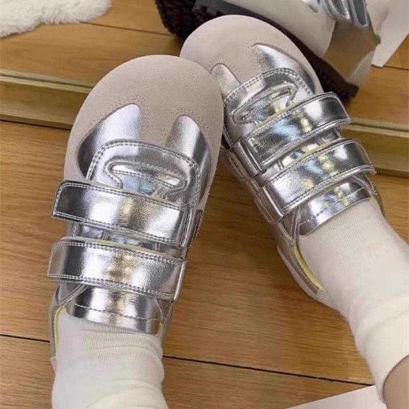 Velcro Little White Women's Autumn New Fashion Versatile Low Heel Platform Casual Shoes