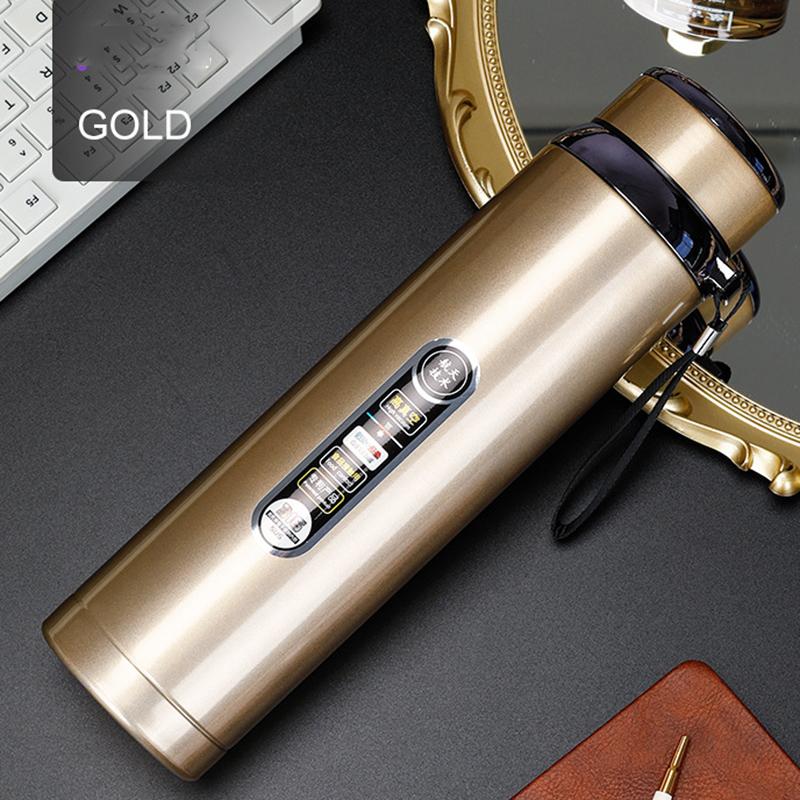 Large Capacity Thermos Cup 500ml /750ml/1000ml Vacuum Flasks Portable Stainless Steel Thermos Cup Water Bottle Travel Tea Mug Office Thermos Cup