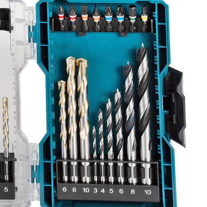 Bit- und Bohrer-Set - MAKITA - E-07032 - 27 Teile - HSS titannitriert - Kunststoff