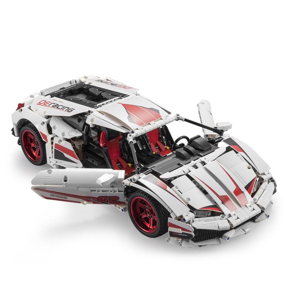 C61018 LP610 4-wheel Drive Racing Vehicle Model With Independent Suspension System High-difficulty Assembling Building Blocks Toys