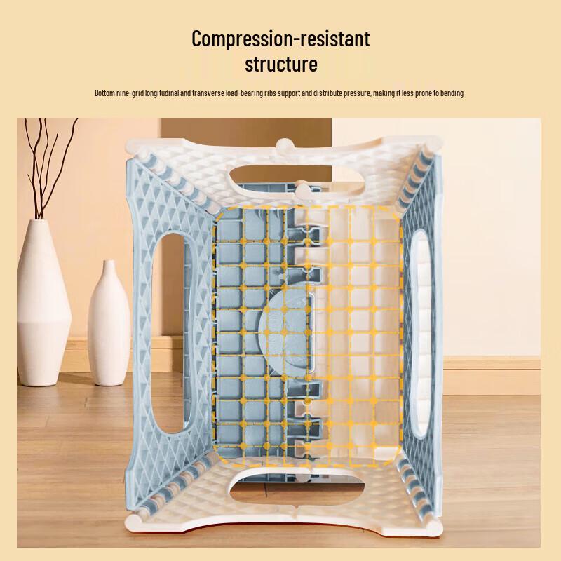 GuanDuoLa Portable Folding Plastic Stool