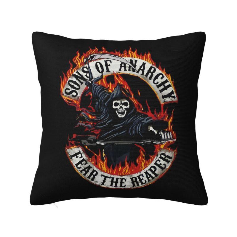 Individuelle Disney Sons Of Anarchy Kissenbezüge Die TV-Serie Samt Niedliche Zierkissenhülle für Auto Sofa