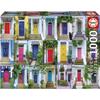 Puzzle - EDUCA - Doors of Notting Hill - 1000 Pieces - Theme Architecture - 68 X 48 Cm
