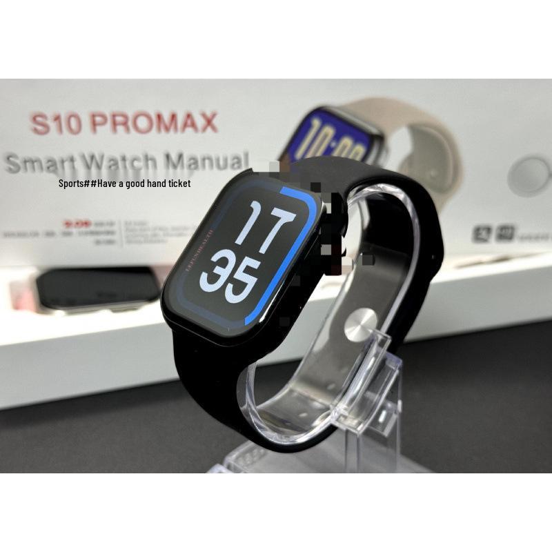 Smartwatch S10: Wielofunkcyjny zegarek Bluetooth z NFC, śledzeniem aktywności sportowej, monitorowaniem stanu zdrowia i płatnościami Alipay.