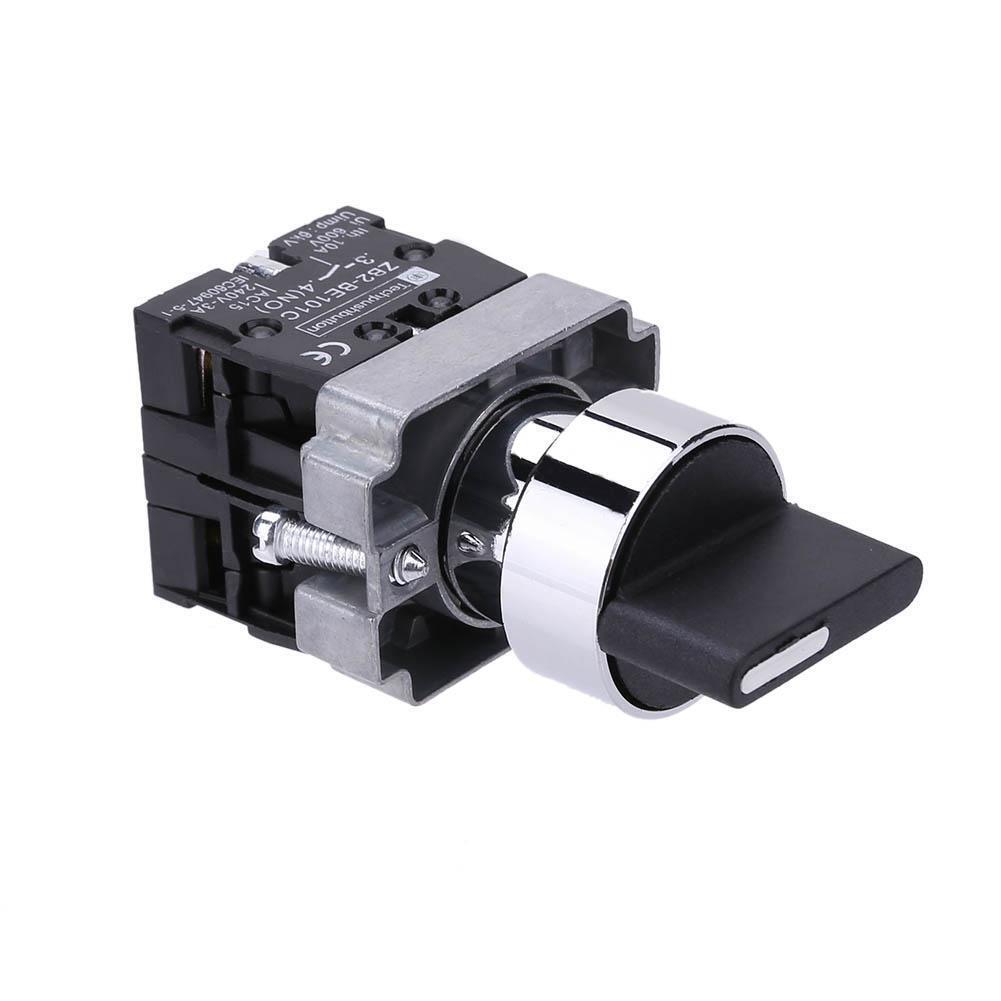 Selector Switch 3 Position 2NO 10A Maintained Toggle