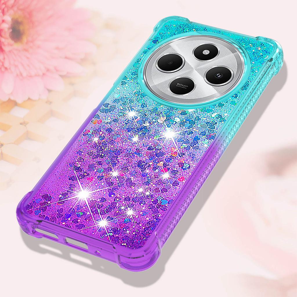 For Xiaomi Redmi 14R 5G/Xiaomi Poco C75 4G/Xiaomi Redmi 14C 4G TPU Case Gradient Quicksand Phone Back Cover