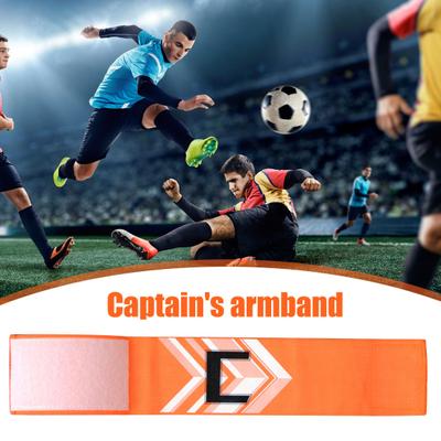 Soccer Captain Armband Adjustable Captain C Arm Band Elastic Soccer Basketball