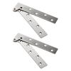 2x Stainless Steel High Strength Easy to Install Hidden Kitchen Cabinet Hinges for Bedroom Kitchen Home Use Living Room Bathroom