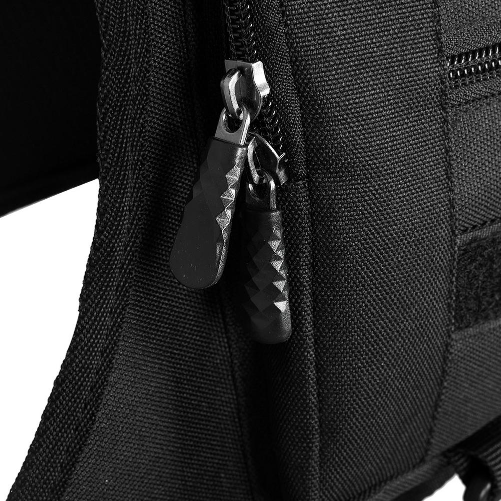 Front Chest Pack Adjustable Strap Fashion Sport Backpack Large Capacity Streetwear Chest Bag for Running Travel