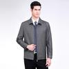 Frühlings- und Herbst-Wolljacke Herren Mittleren Alters Revers Dünn Herren Business-Jacke Väterkleidung