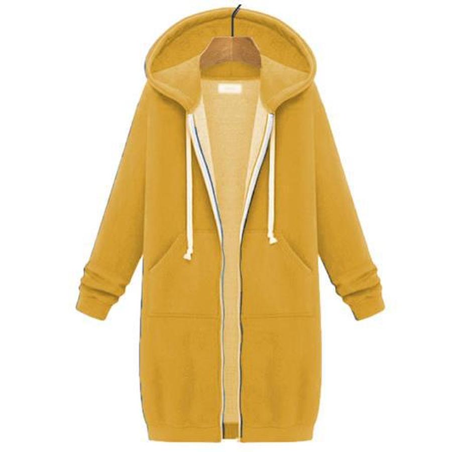 Fall Winter Women's Sweatshirt Long Sleeve Hoodie Coat