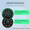 Aug. Soft Sanding Pad + Hard Sanding Pad For Festool RO 150 FEQ Sander, 6 Inch Back-Up Sanding Discs (4-Pack)