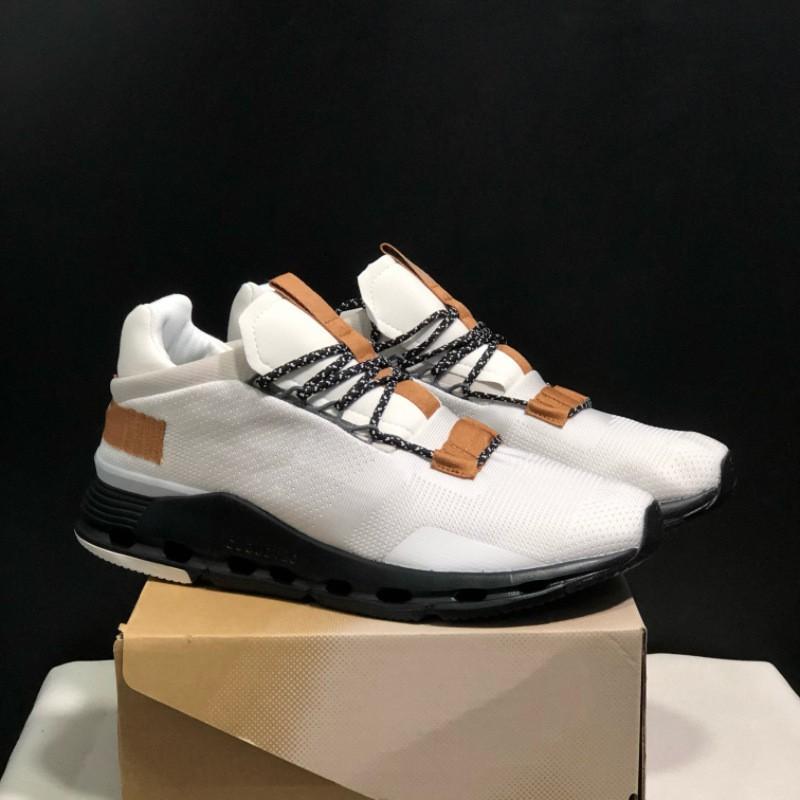 On Cloudnova Running Shoes Men Women Lightweight Breathable Cushioned Sneakers Low-Top Trail Jogging Footwear