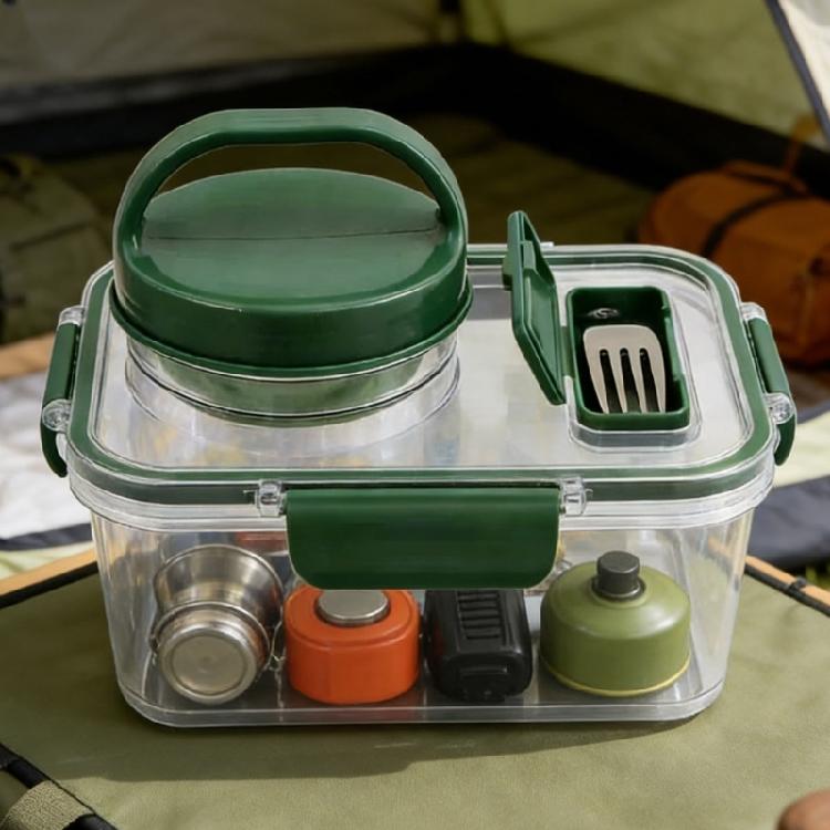 Stackable Salad Storage Box Square Plastic Container For Fruits Vegetables Nut Dishwasher Safe Kitchen Organiser