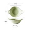 ZISIZ Cream Style Ceramic Dinnerware Set
