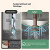 1Pcs Glass Salt and Pepper Shaker Quantitative Seasoning Bottle Adjustable Dispenser for Home Restaurant Kitchen Cooking