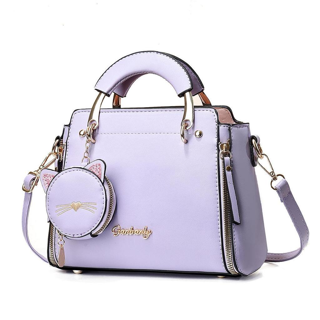 Bag for Women 2026 New Fashionable Sweet Lady Handbag Korean Version Casual Personality Cat Shoulder Cross Bag Trend