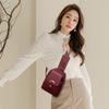 Women's Bag New Pu Crossbody Breast Bag Fashionable and Simple Solid Color Shoulder Bag Light Casual Travel Bag