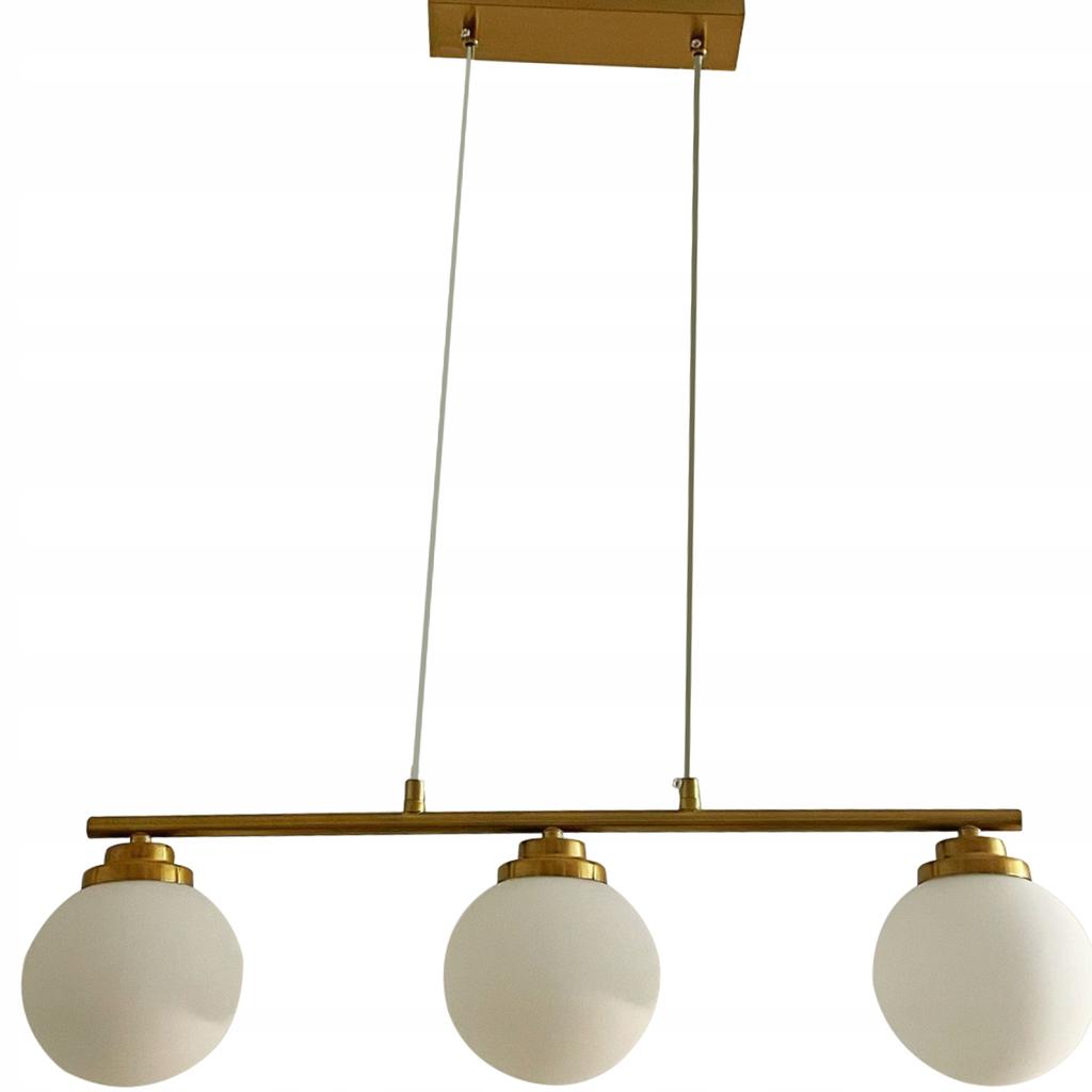 Pendant Lamp Ceiling Chandelier Balls Gold Modern Led Milky