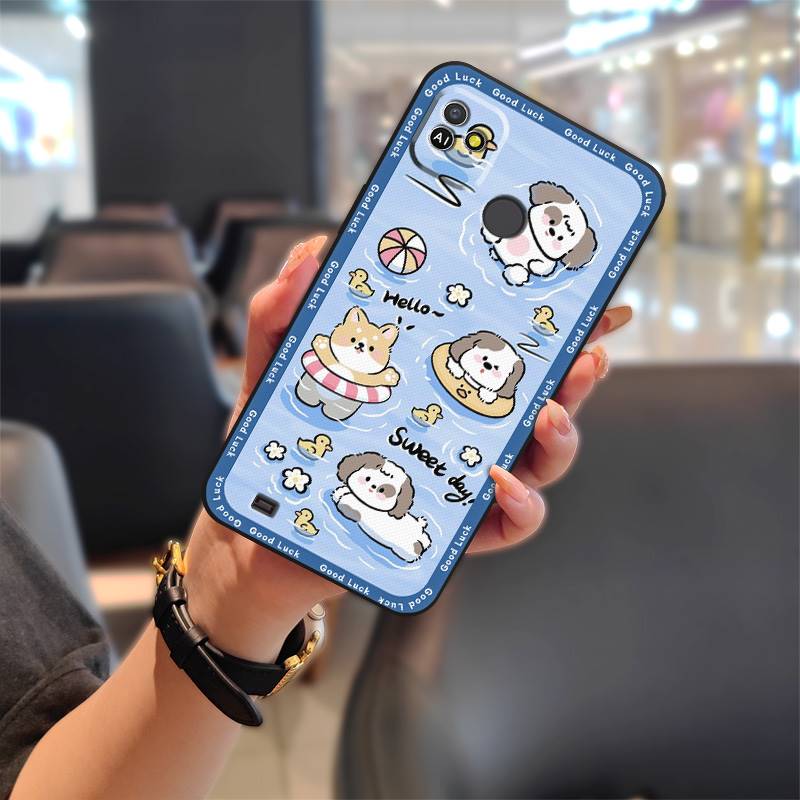 Full wrap Dirt-resistant Phone Case For Tecno POP5 GO Back Cover TPU Anti-knock Durable Anti-dust Cover Waterproof Cute
