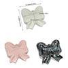 Ceramic Soap Holders with Bows Drainages Enhanceds Design Bathroom Counter Organizers Decorative Sink Tray