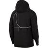 Nike Logo Print Pattern Drawstring Hooded Long-Sleeve Sweatshirt Men Tops Black DQ6621-010