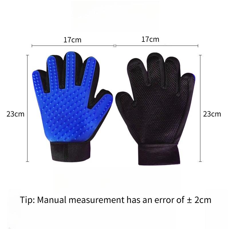 Silicone Pet Grooming Gloves Cat Brushes Grooming Gloves Are Used for Bathing Cleaning and Removing Hair From Pet Supplies for Dogs Pet Accessories