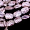 1String, Natural Freshwater Pearls, 15×18mm, Purple Rectangle Pearl Beads for Jewelry Making DIY Crafts, Wedding Gifts for Women, 36cm