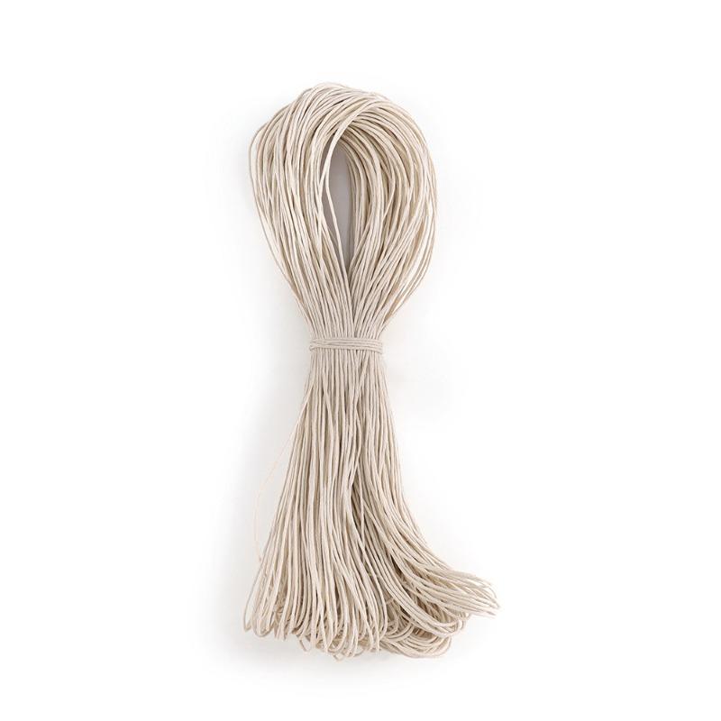 Handmade Diy Wire Jewelry Accessories 1mm Taiwan Wax Cord 3-strand Waxed Thread - Can Be Soldered