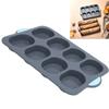 Silicone Bread Pan Nonstick Heat Resistant Perforated French Bread Baking Pan Cake Pan with Anti Slip Handles