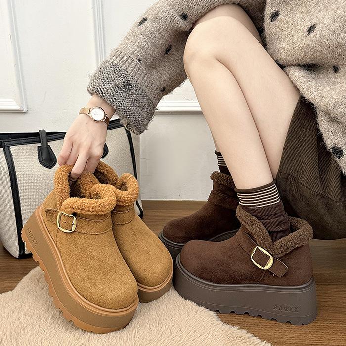 Damskie duże rozmiary miękkie elastyczne zimowe ciepłe pikowane śniegowce antypoślizgowe do noszenia na zewnątrz rekreacyjne sportowe pluszowe bawełniane buty