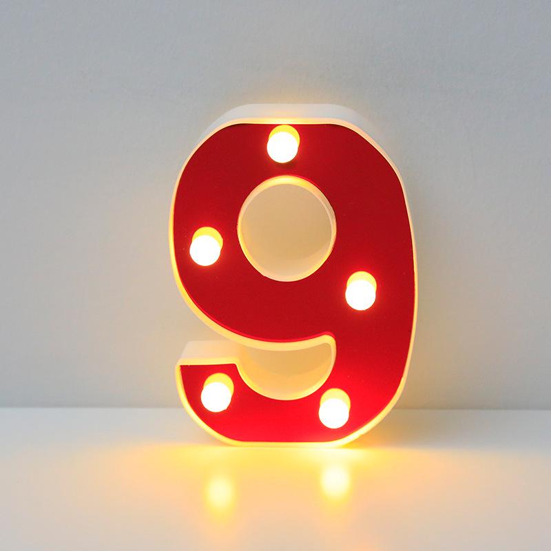 Red LED Letter Light for Parties and Proposals