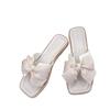 Women's summer wear sweet bow beach slippers seaside casual non-slip soft-soled cool slippers