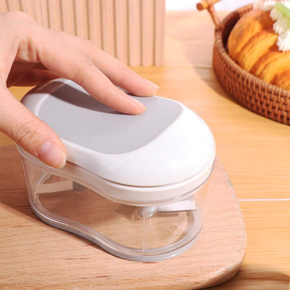 Oval Garlic Masher Hand Push Design Onion Cutter Food Processor Garlic Chopper Chili