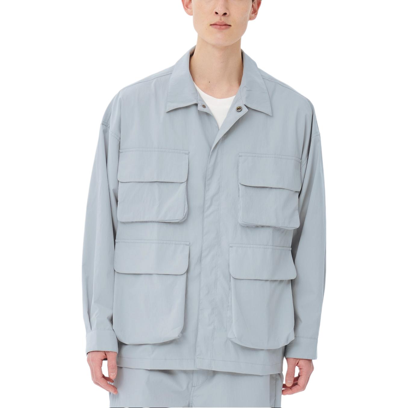 New Balance Met24Safari Jacket Men s Aluminum Gray AMJ35003-ALE M