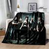 EvaneScence Band Retro Printed Fashion Warm Blanket Flannel Blanket Bed Linings Home Travel Birthday Gift