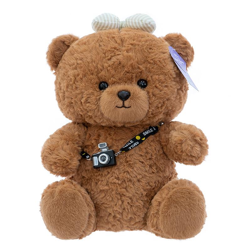Dudu Dressed Up Bear Plush Toy Girl Birthday Gift Bow Necklace Teddy Bear Wedding Souvenir