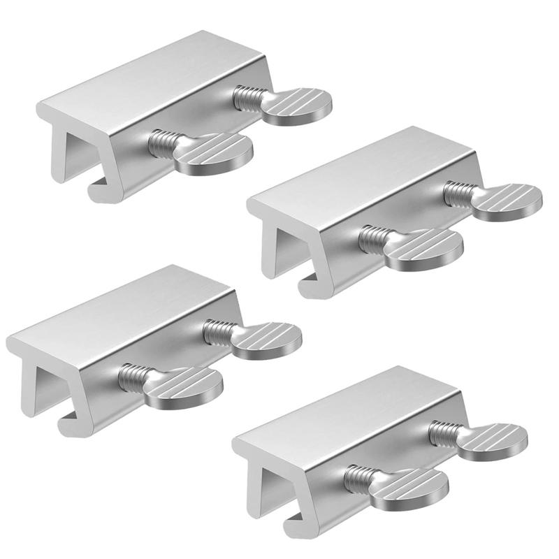 Adjustable Security Window Lock Aluminum Alloy Door Frame Safety Lock Free Punch Window Limit Stop Locks for Child Home Bedroom
