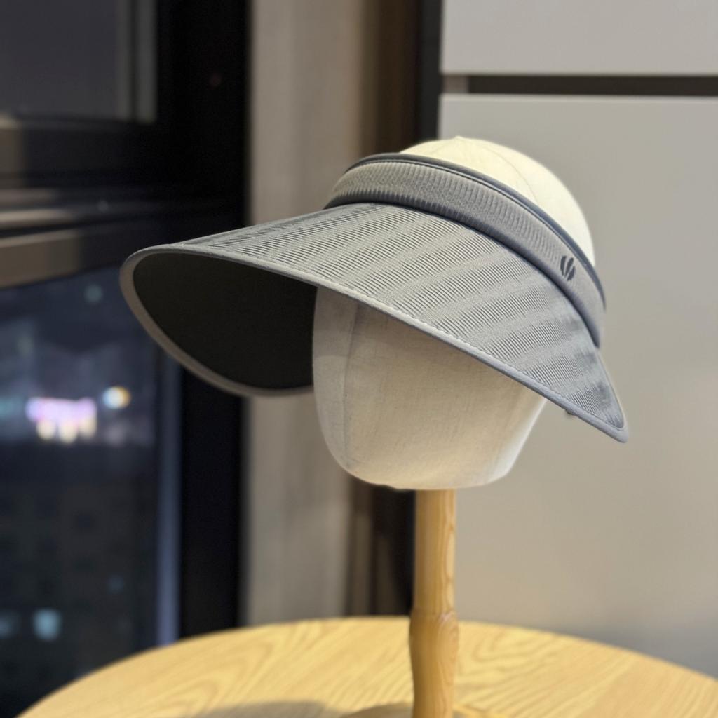 High-quality Women's Summer Outdoor Sun Protection Visor Hat, Korean Style Versatile Black-coated UV Protection Sun Hat, Trendy