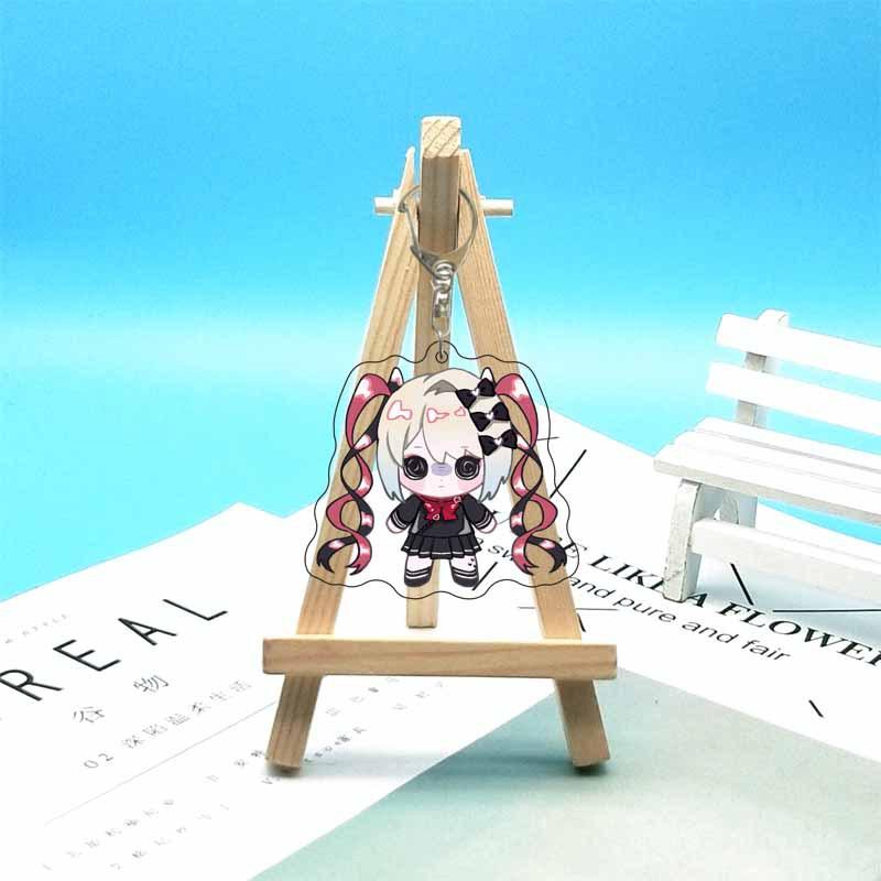 6cm Anime chain Needy Girl Overdose Women Chain For Men Ring Acrylic Car ring Party Pendant Cos Girls Gift